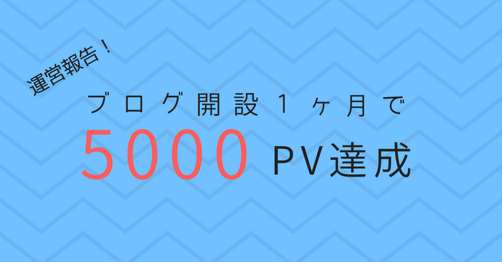 ブログ運営１ヶ月目で5000アクセスを突破 初の収益を振り返る でこぼこあーと